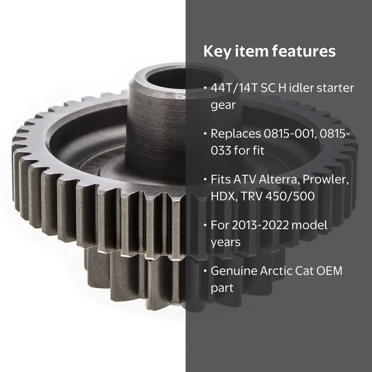 Arctic Cat 0815-038 Genuine 44T 14T Starter Idler Gear for ATV