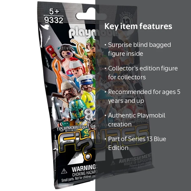 Playmobilキーホルダー13体セット Figures Series 13 Blue Mystery Pack - Walmart.com