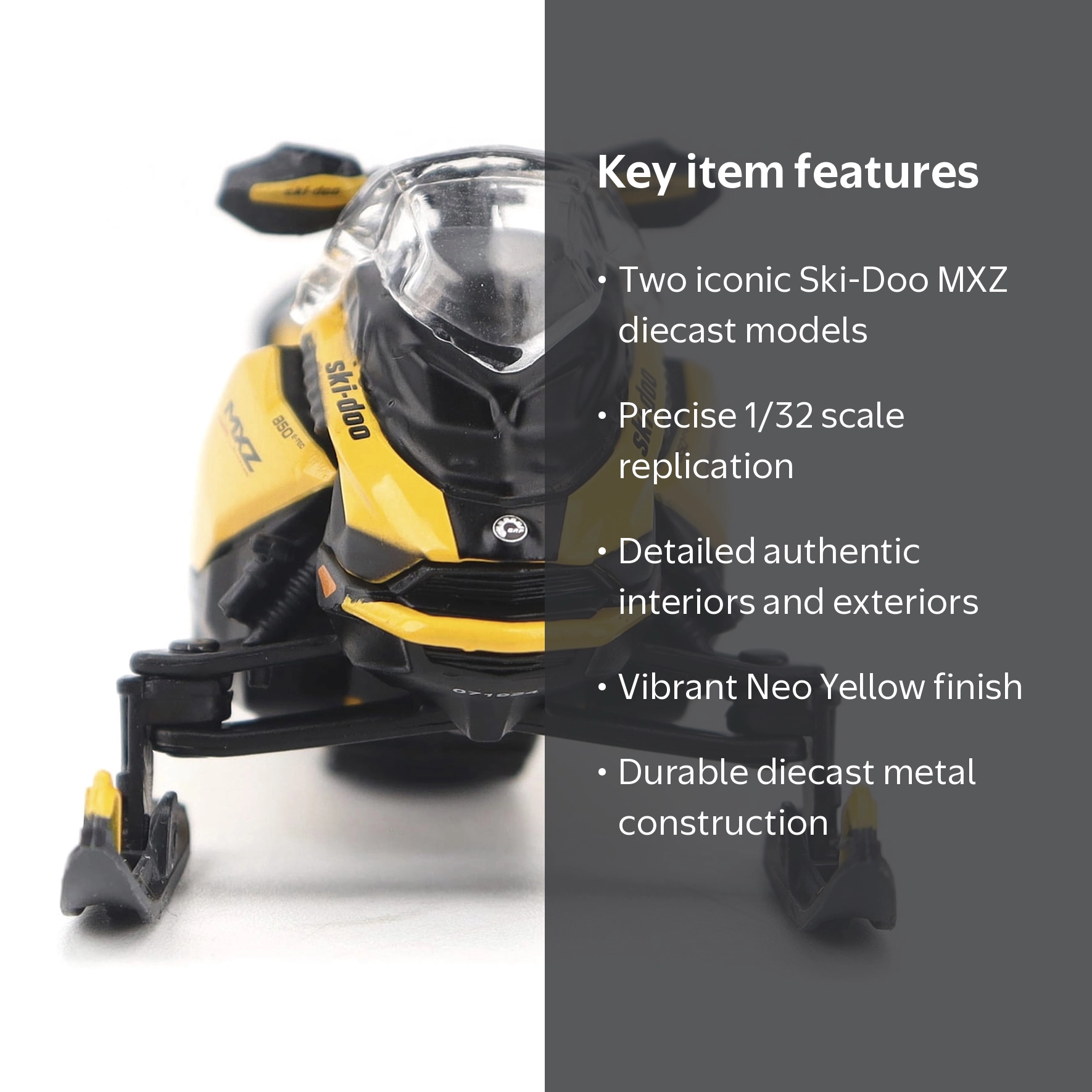 BRP Models, Ski-Doo MXZ Blizzard diecast models set of 2, Neo
