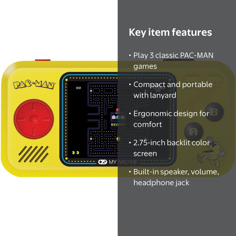 My Arcade Pac-Man Micro Retro Pocket Player - Walmart.com