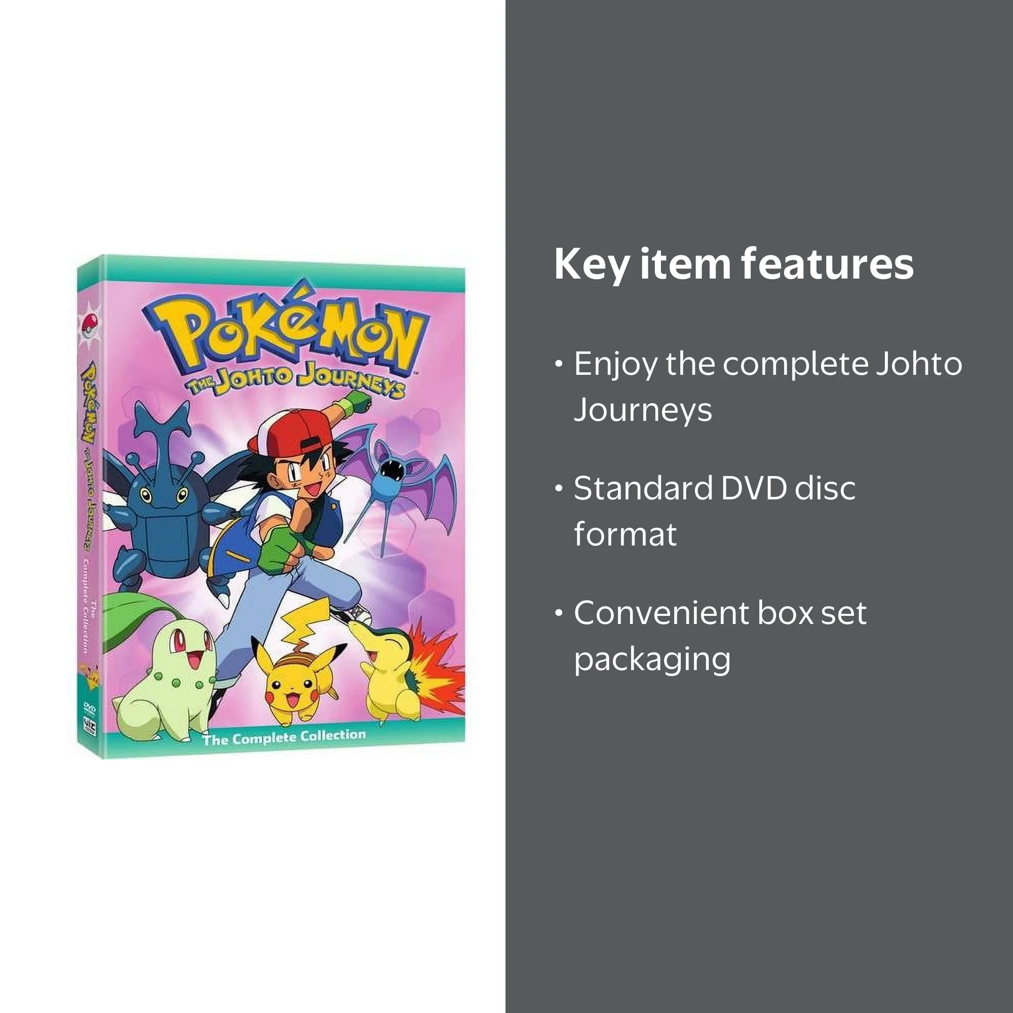 Viz Media Pokemon Series: The Johto Journeys, Complete Anime