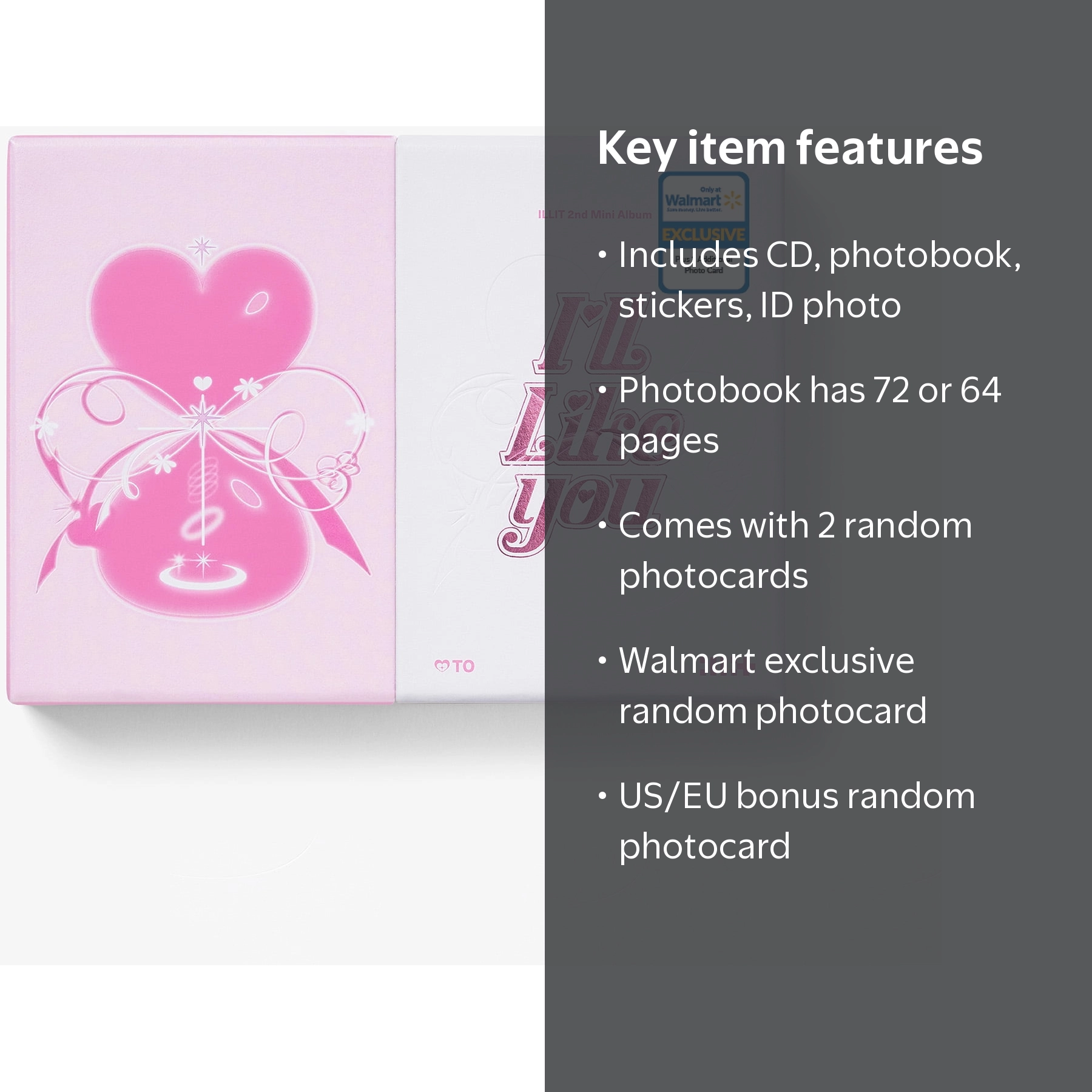 Illit - I'LL LIKE YOU (TO Ver.) (Walmart Exclusive) - CD - Walmart