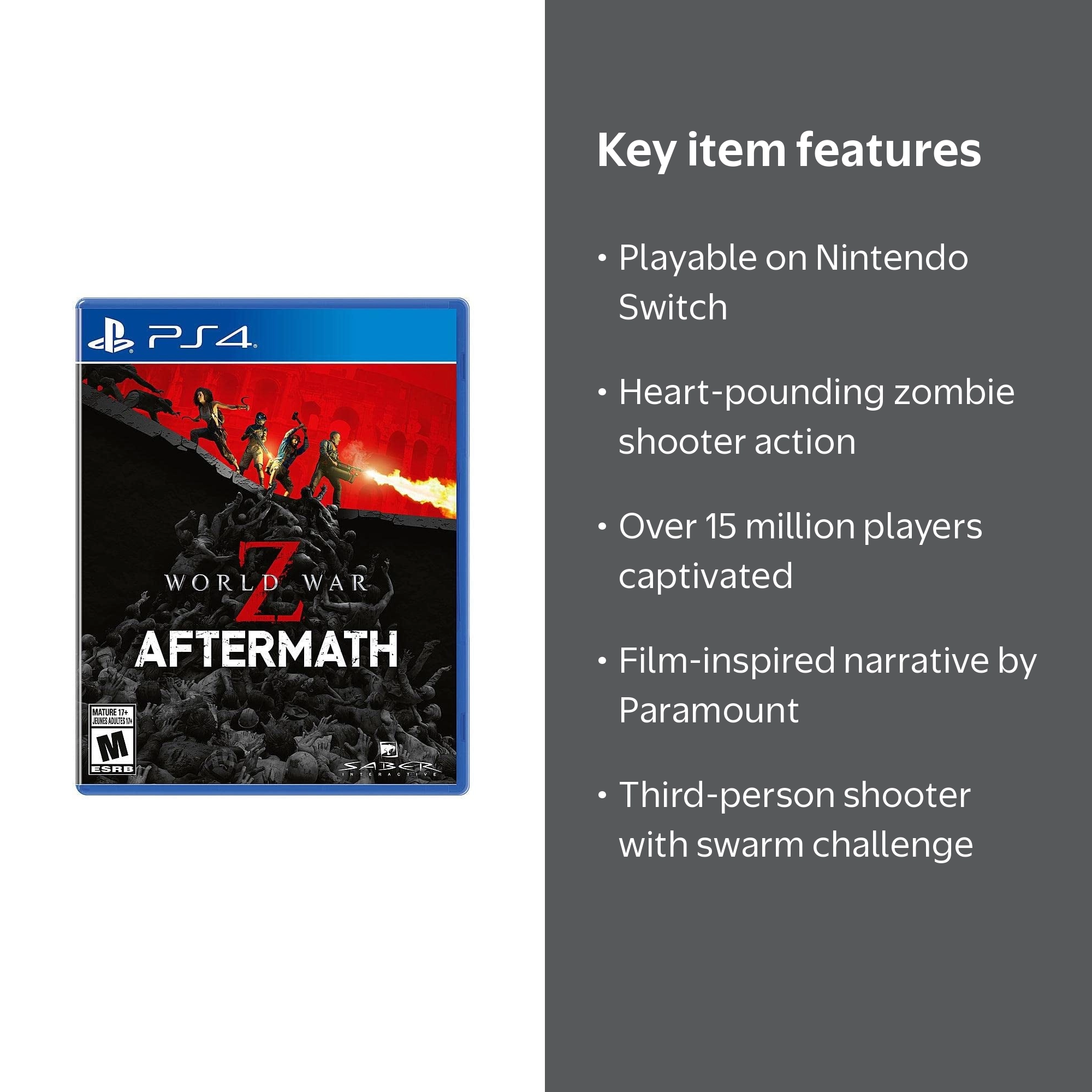 Saber Interactive, World War Z, Nintendo Switch, Hordes of Zombies