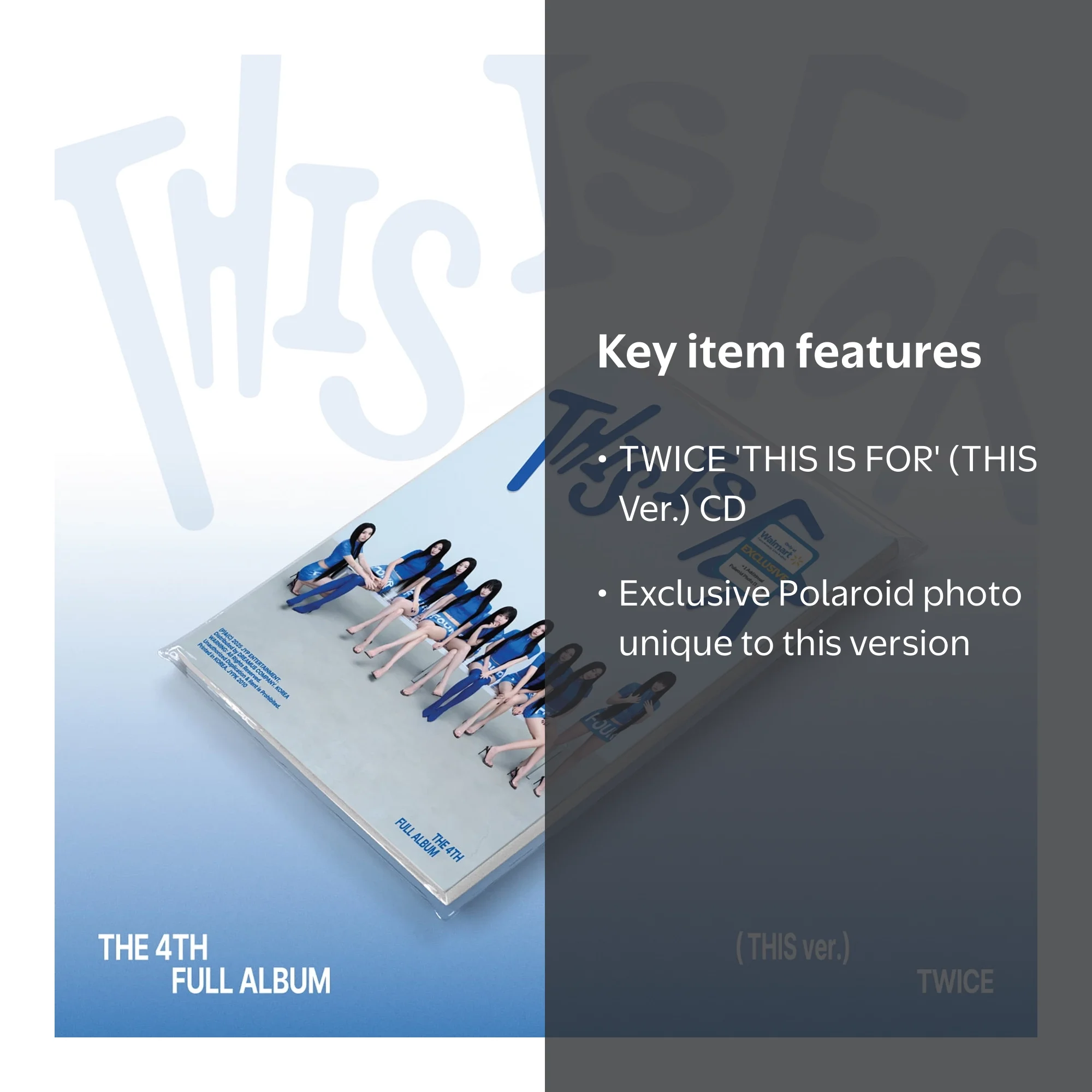 Twice - THIS IS FOR (THIS Ver.) (Walmart Exclusive) - CD - Walmart.com