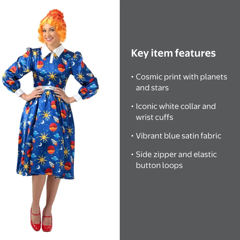The Magic School Bus Miss Frizzle Costume - Walmart.com