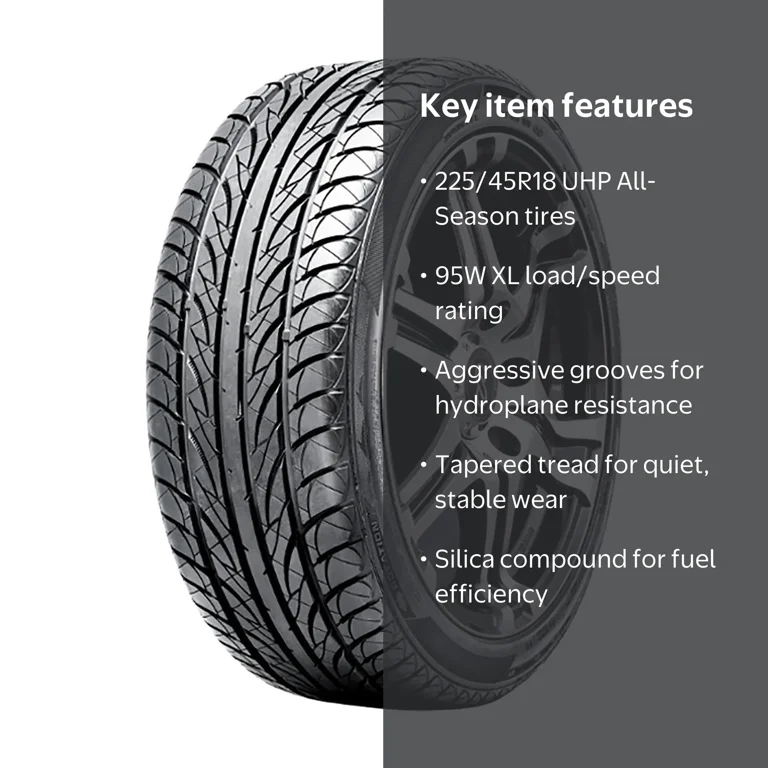 Summit Ultramax HP A/S UHP 225/45R18 95W XL Passenger Tire