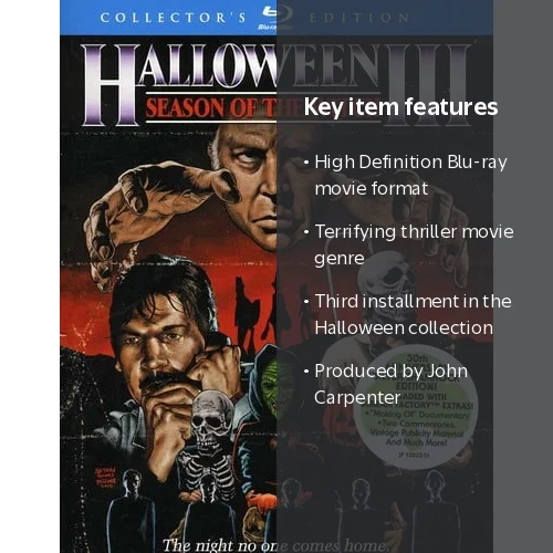 Halloween III: Season of the Witch Collector's Edition, Blu-ray