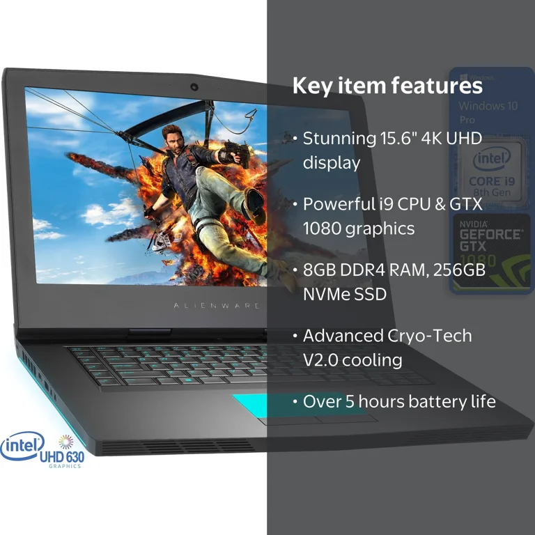 Dell Alienware 15R4 Gaming Notebook, 15.6