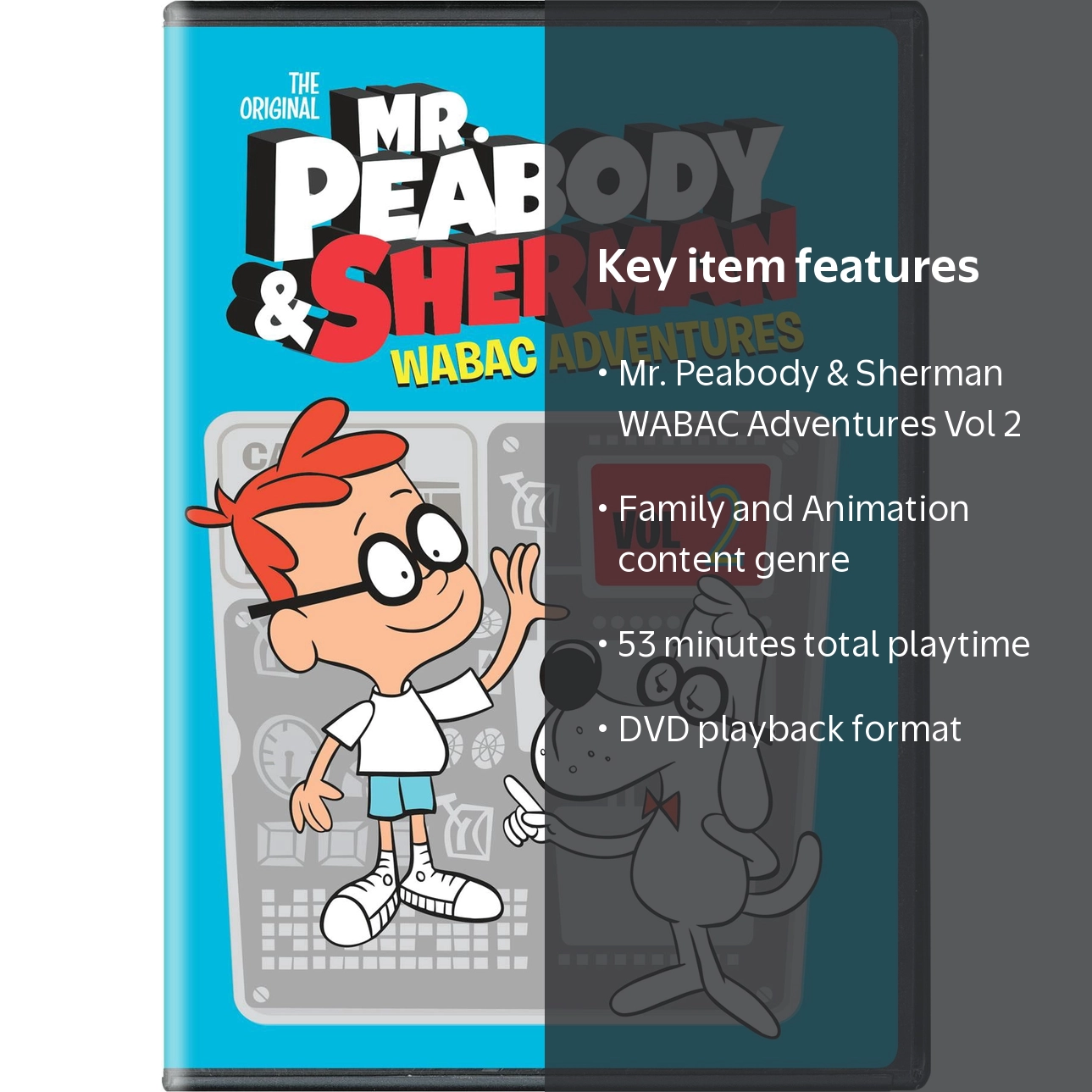 Mr. Peabody & Sherman WABAC Adventures: Volume 2 [DVD] - Walmart.com