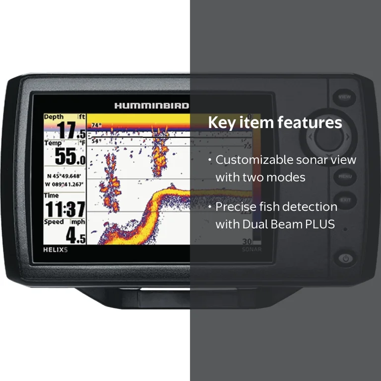discount humminbird fish finders 412020-1 XPLORE 12 CMSI+ With a screen diagonal of 5 inches Humminbird, Fish Finder, HELIX 5