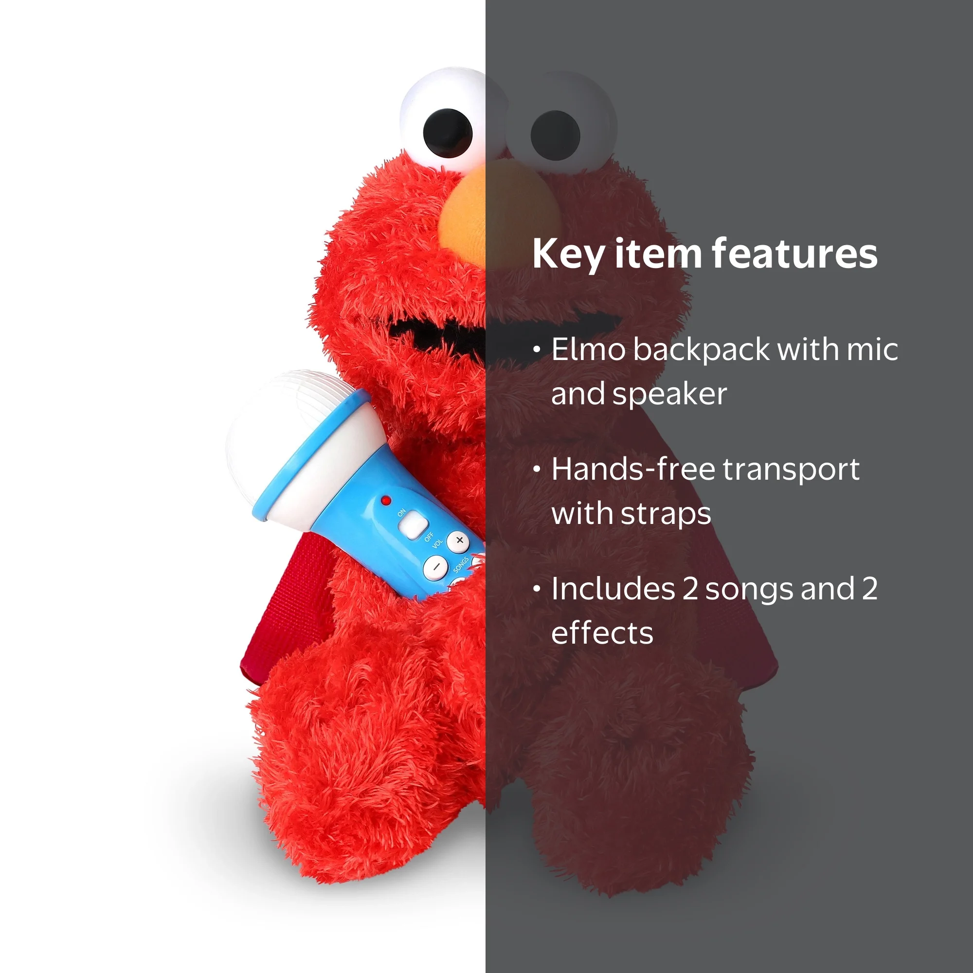 Singing Machine Kids, Sesame Street Karaoke Plush Backpack with