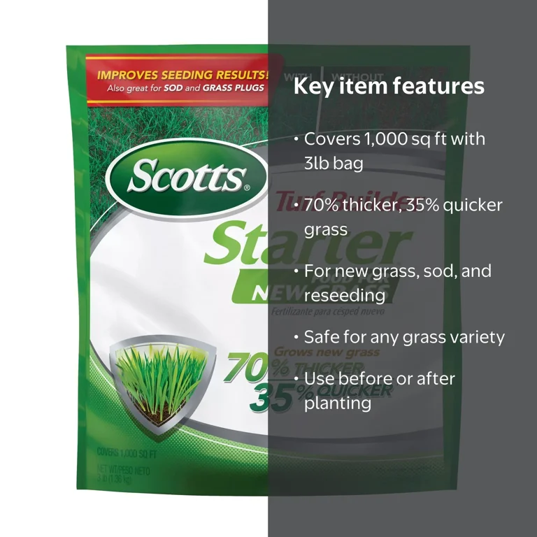 Scotts, Turf Builder Starter Food for New Grass, 1,000 sq. ft