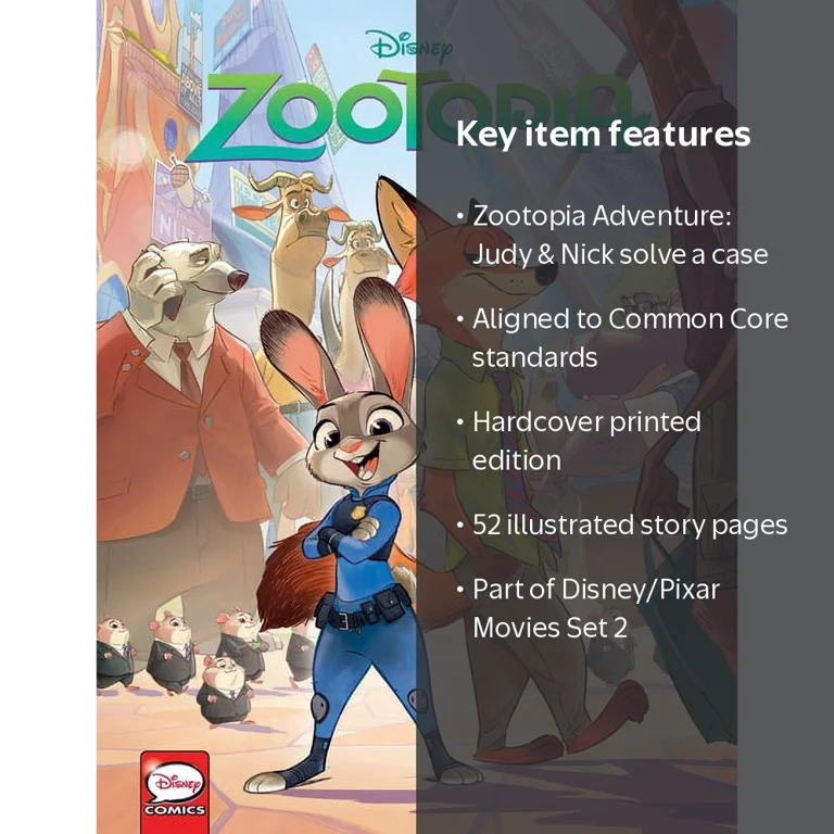 Disney and Pixar Movies Set 2 Zootopia, (Hardcover) - Walmart.com
