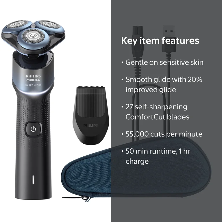Free Shipping! Philips Norelco Shaver 5000X Wet & Dry Shaver with