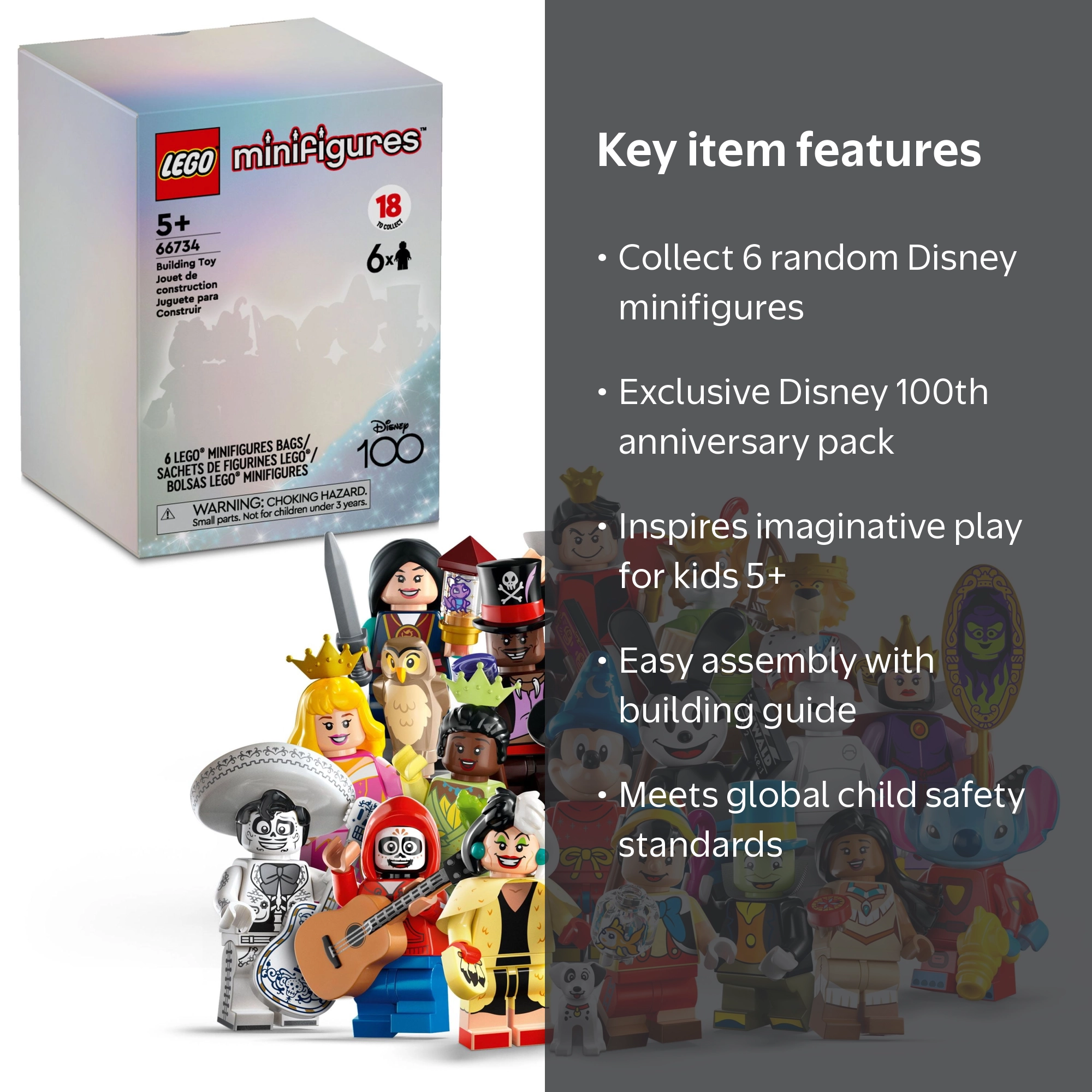 LEGO, Minifigures, Limited Edition 6ct Collectible Figures