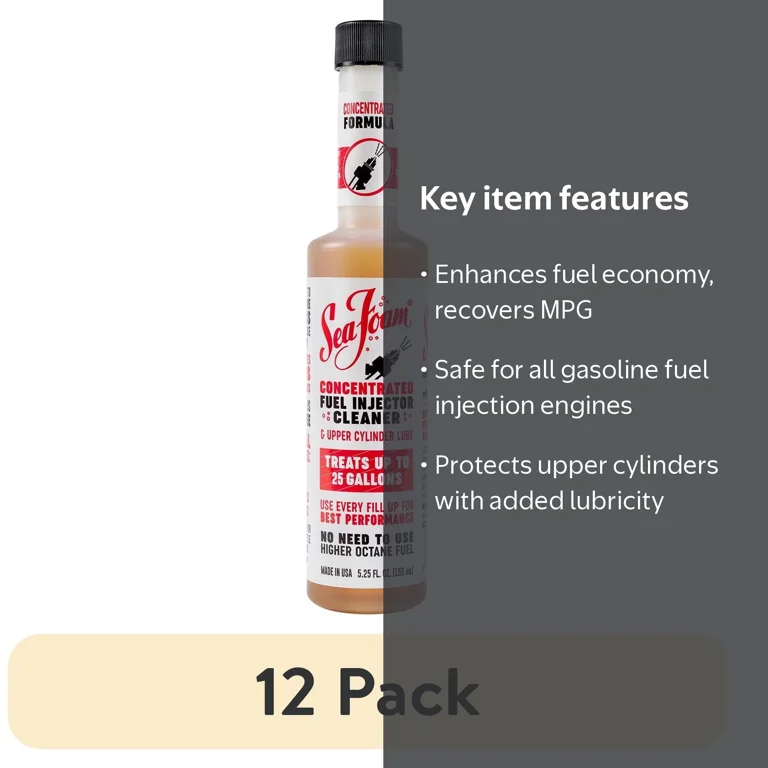 12 pack) Sea Foam Fuel Injector Cleaner - Walmart.com