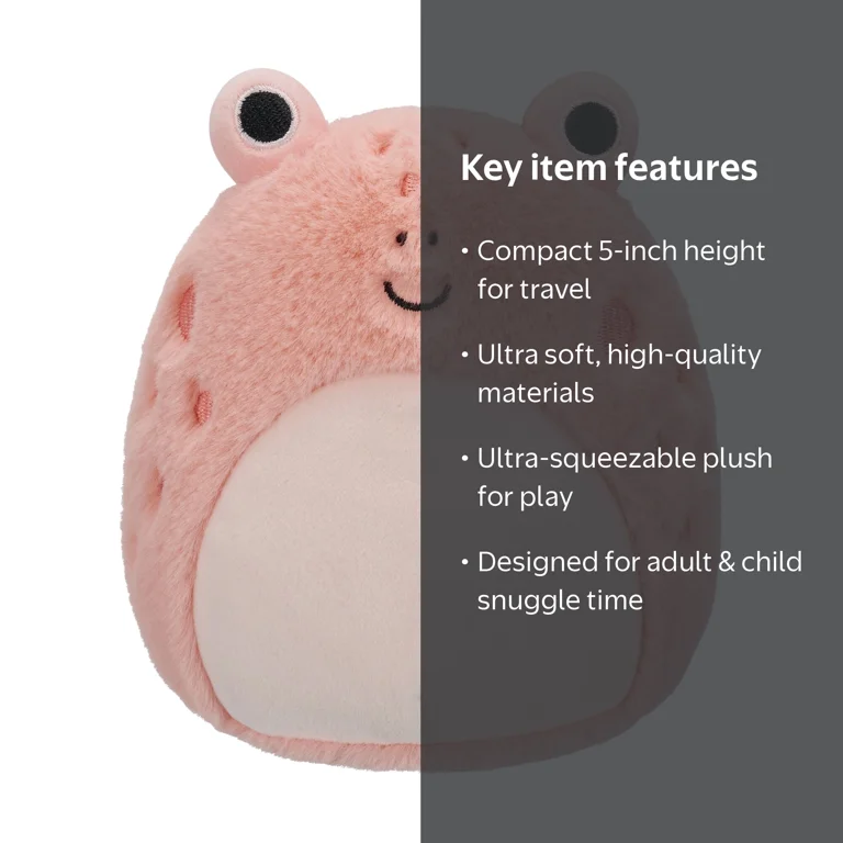 Squishmallows FuzzAMallow Official 5 inch Josephina the Peach