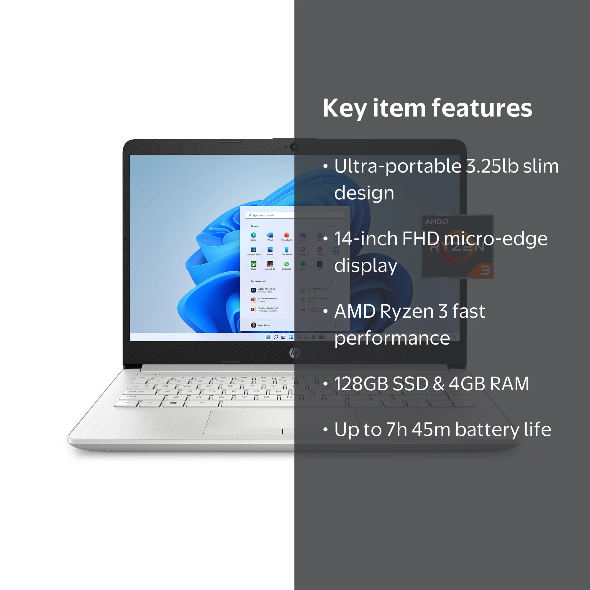 HP Thin Lightweight 14