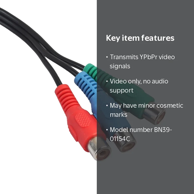 3.5mm AUX To RCA Component Green Blue Red YPbPr RCA Adapter Cable