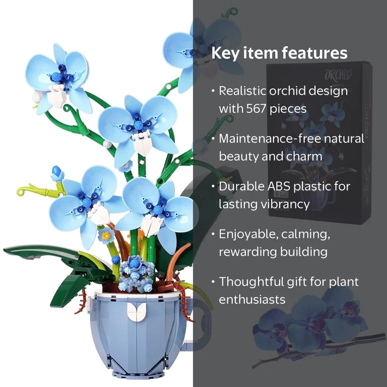 はなちゃん オプティガードZT×2＋タケロックDC20×2 ４個セット YTIANMI, Flowers Building Block Set, Blue Orchid, 567PCS - Walmart.com