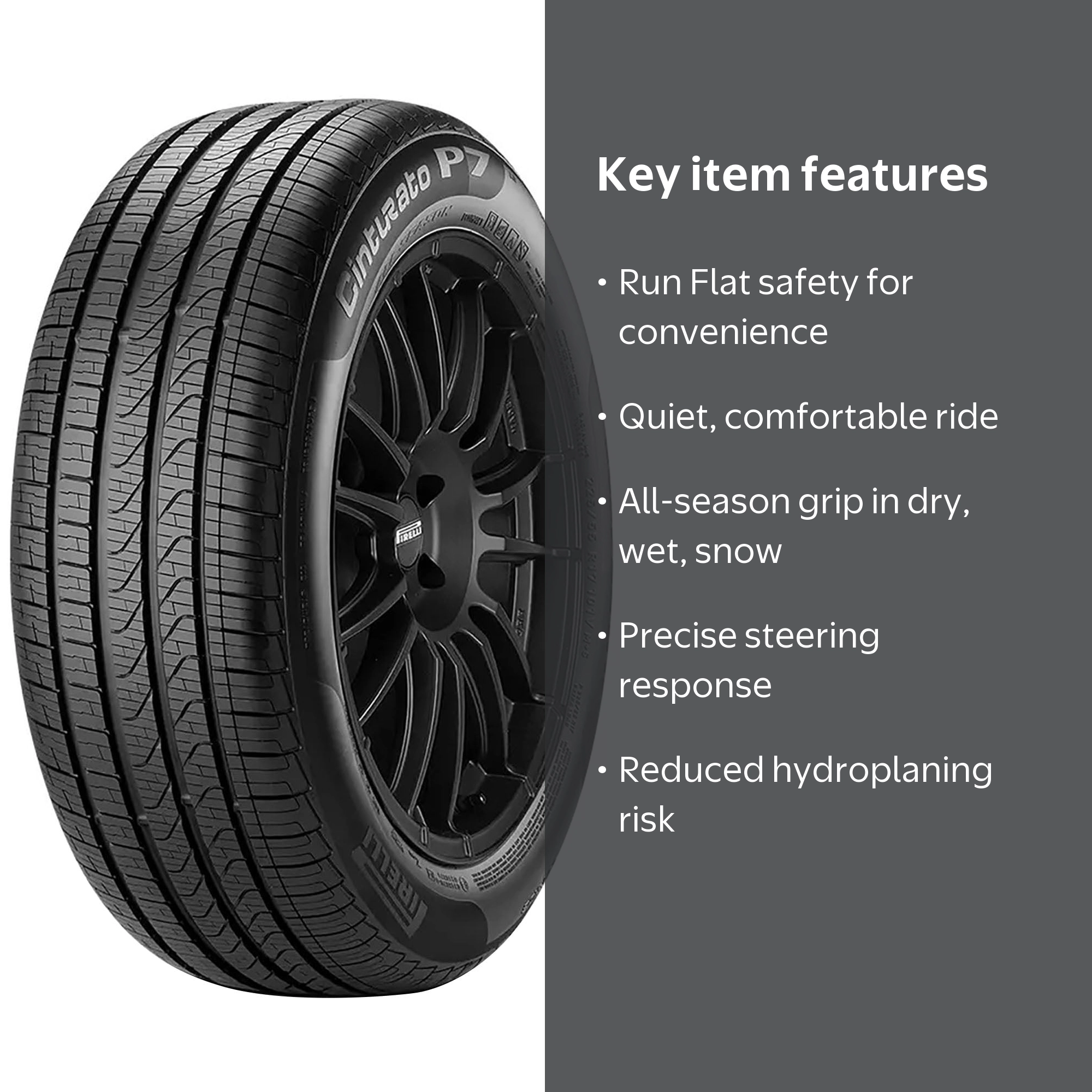 Pirelli Cinturato P7 All Season 225/50R18 95V Passenger Tire for