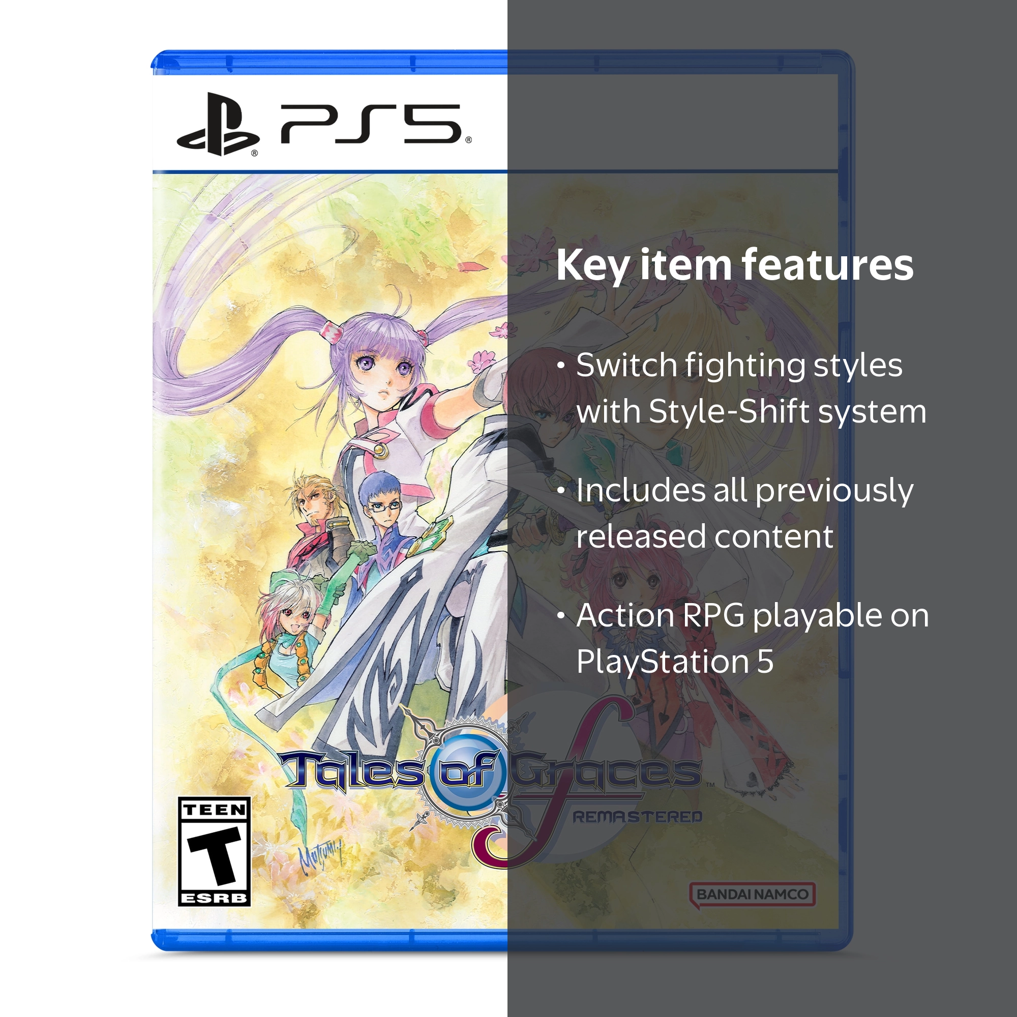 Bandai Namco, Tales of Graces f Remastered, PS5, Action RPG