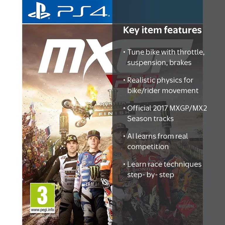 MXGP Pro Official Motocross PS4 - PlayStation Racing and Driving