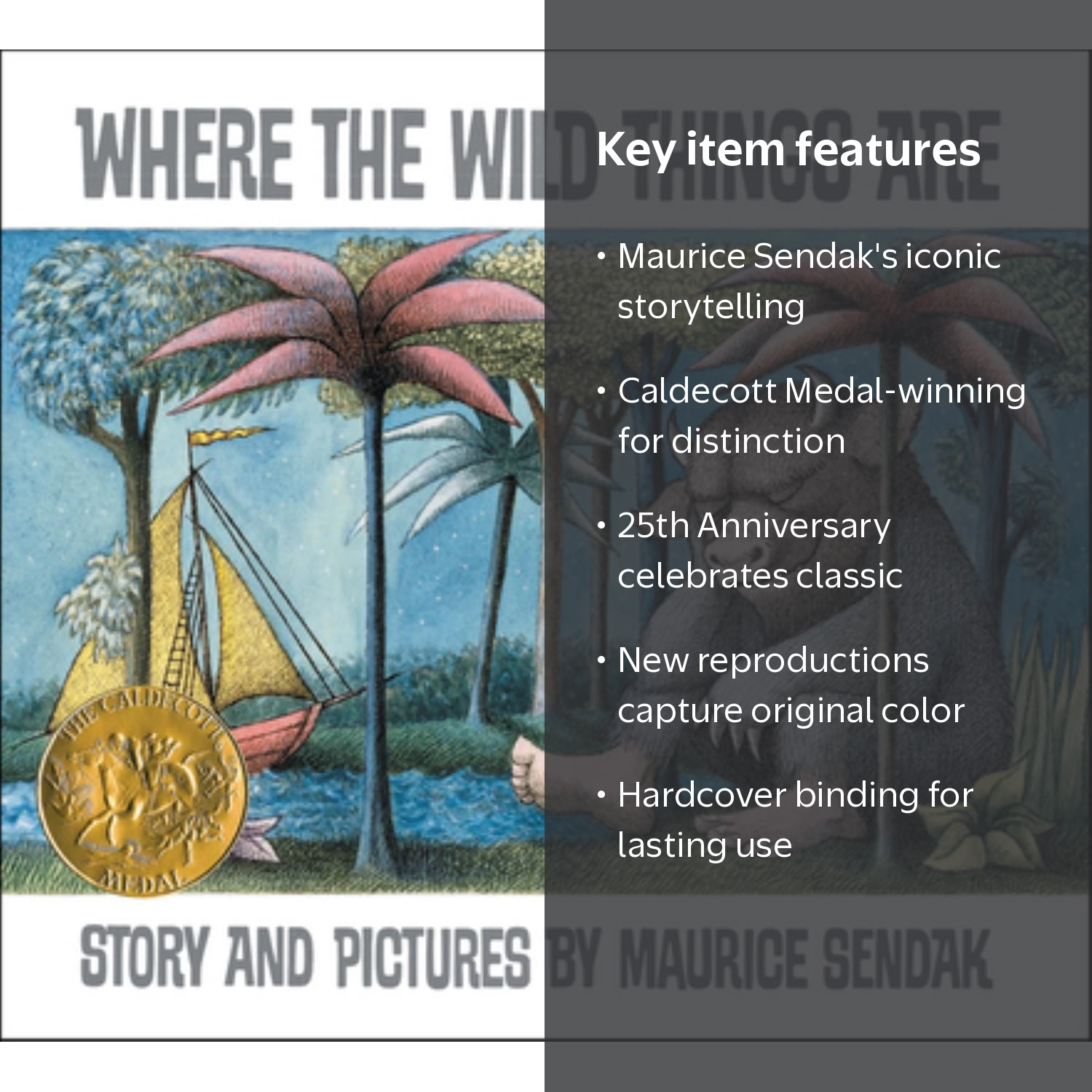 Maurice Sendak, Where the Wild Things Are: 25th Ann. HC - Walmart.com