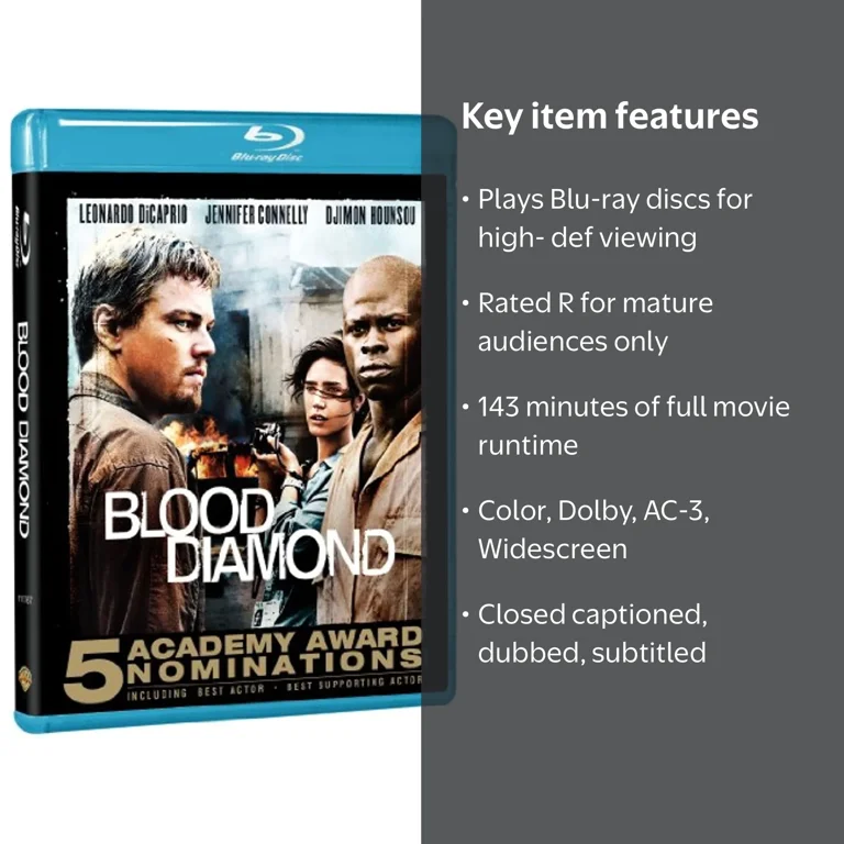 Blood Diamond [Blu-ray] - Walmart.com