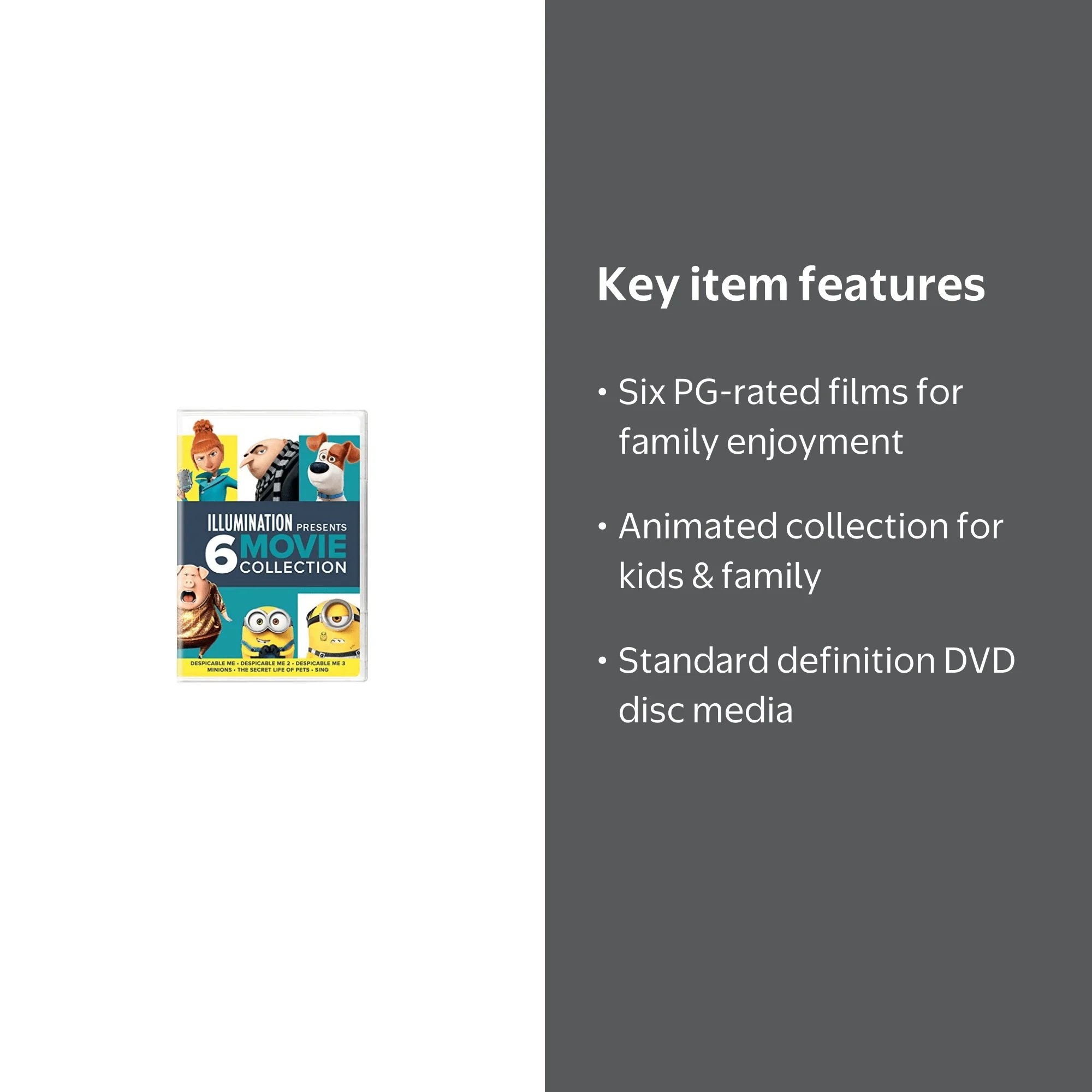 Illumination Presents: 6-Movie Collection (DVD) - Walmart.com