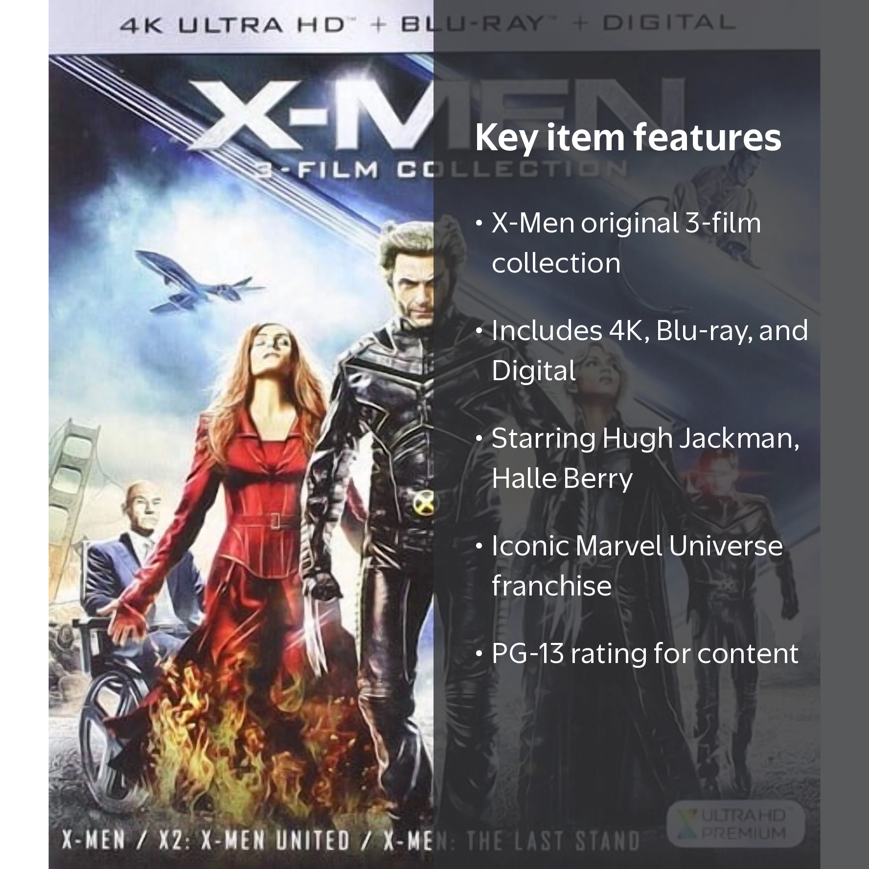 X-Men: 3-Film Collection 4K + Blu-ray + Digital - Walmart.com