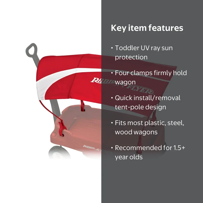 Radio Flyer, UV Protection Canopy, Wagon Accessory - Walmart.com