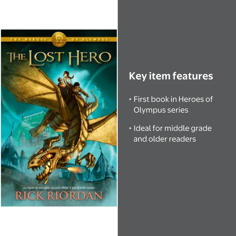 Rick Riordan, Heroes of Olympus Book One, Lost Hero, Demigod