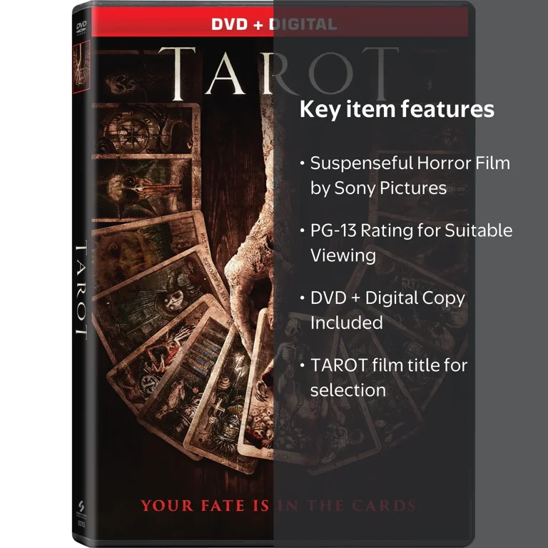 Sony, DVD + Digital Copy, Tarot, Horror, Cursed Cards, PG-13