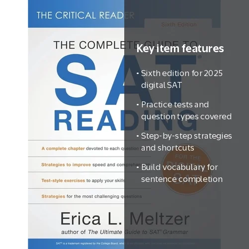 The Critical Reader, Sixth Edition: The Complete Guide to SAT