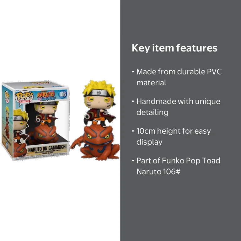 Funko Naruto on Gamakichi #106 Naruto Shippuden Hot Topic