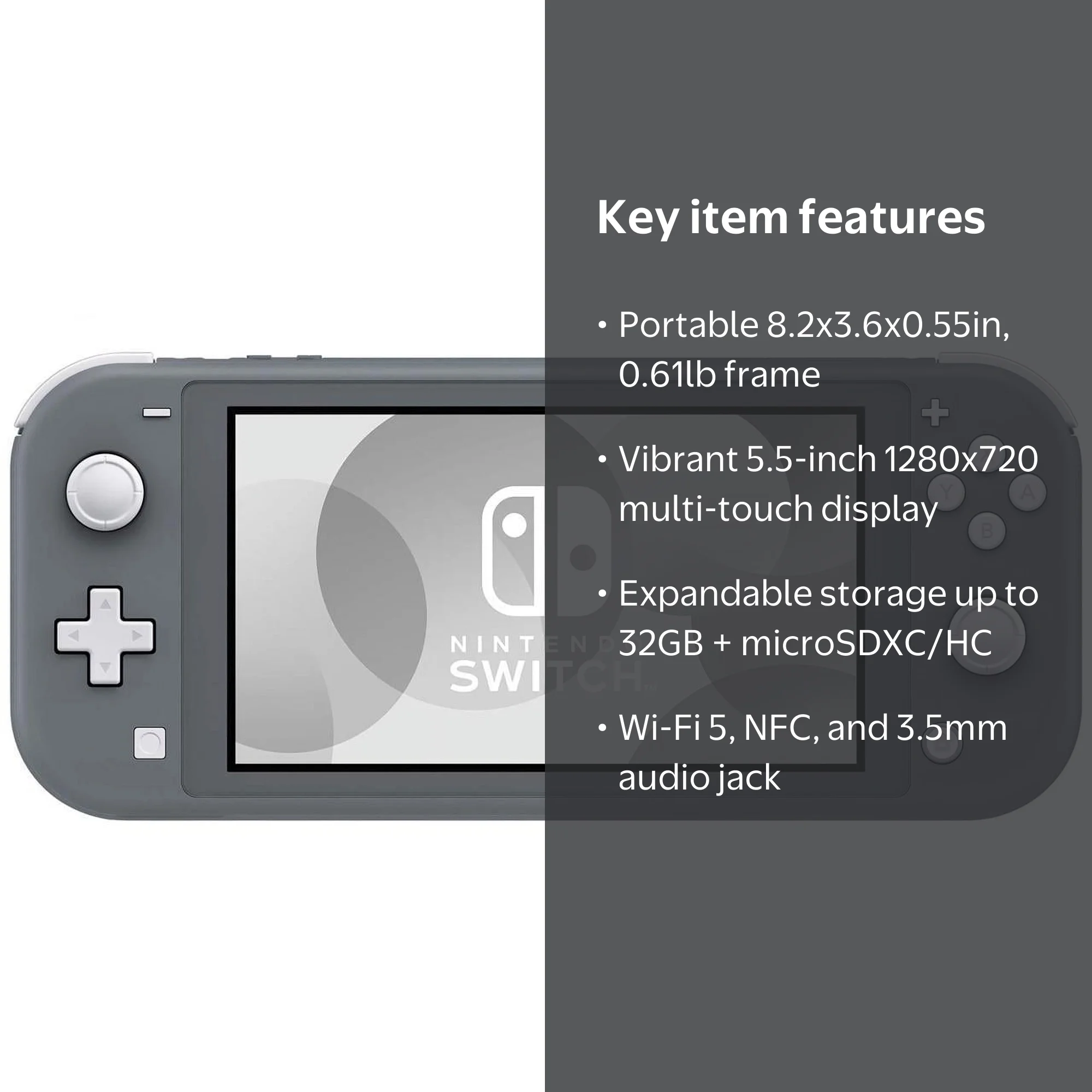 Nintendo Switch Lite (Gray) - Walmart.com