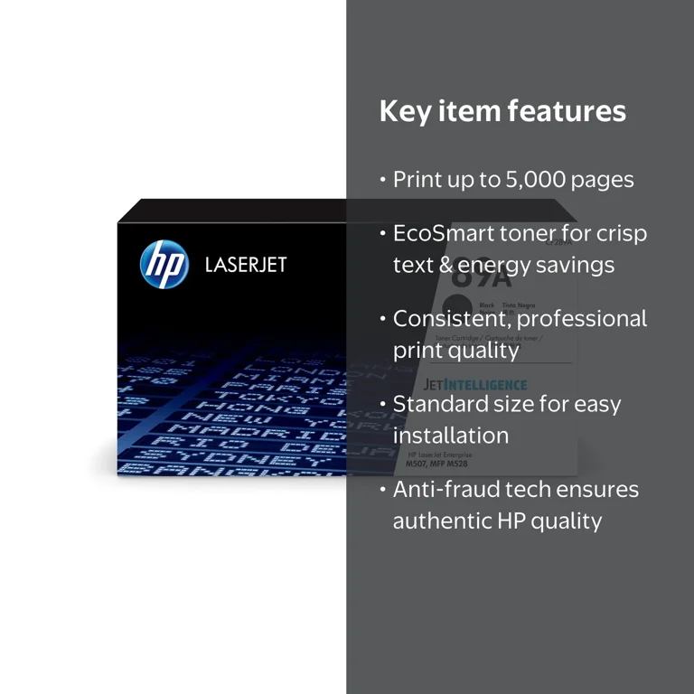 HP 89A Original Black LaserJet Toner Cartridge CF289A for HP