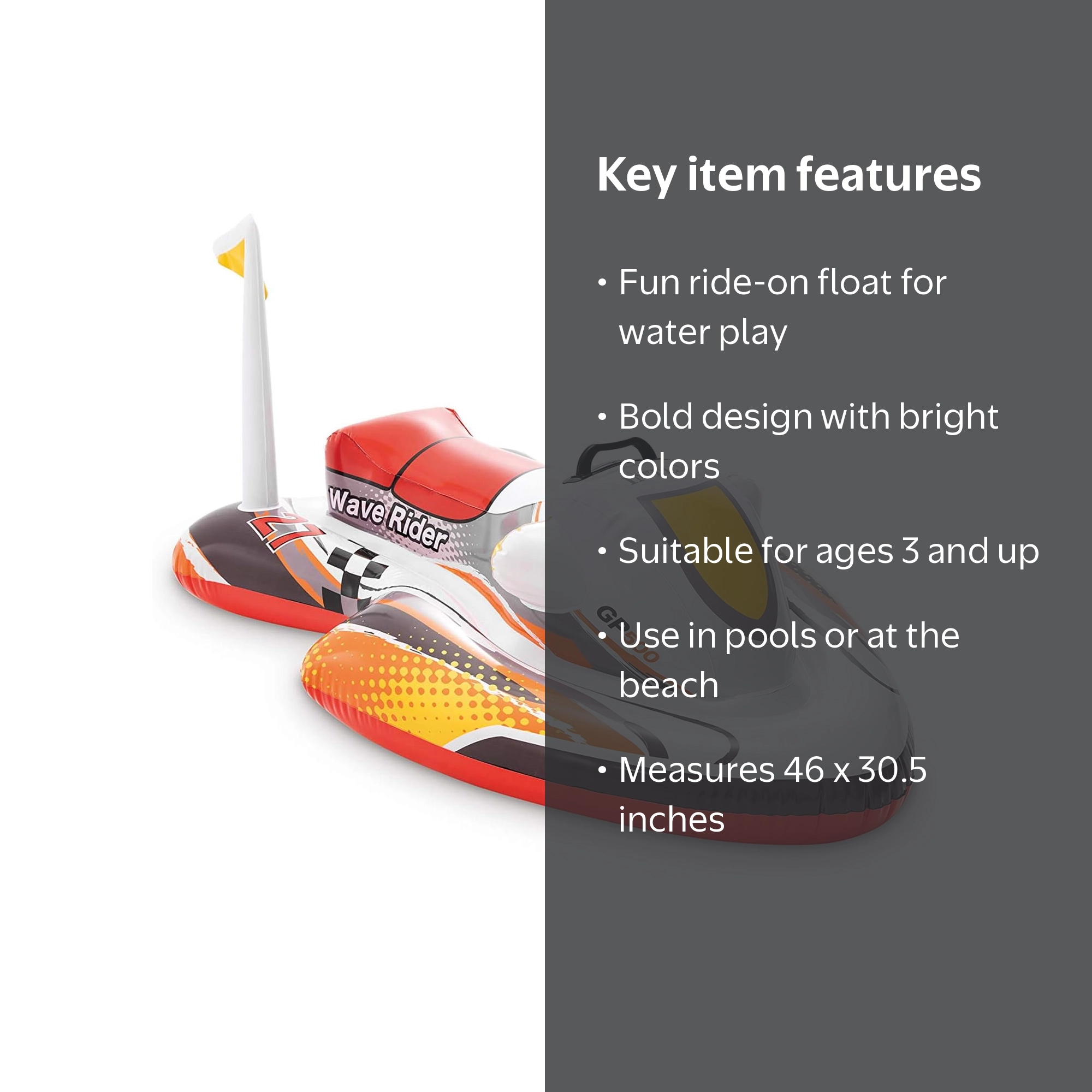 Intex, Wave Rider Ride-On, 46