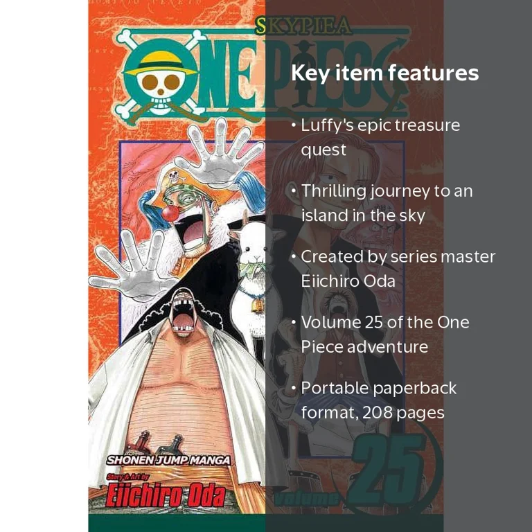 One Piece One Piece, Vol. 25, Book 25, (Paperback) - Walmart.com