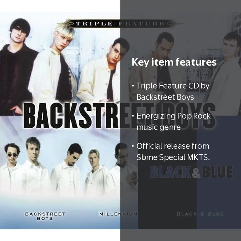 Backstreet Boys - Triple Feature - Music & Performance - CD