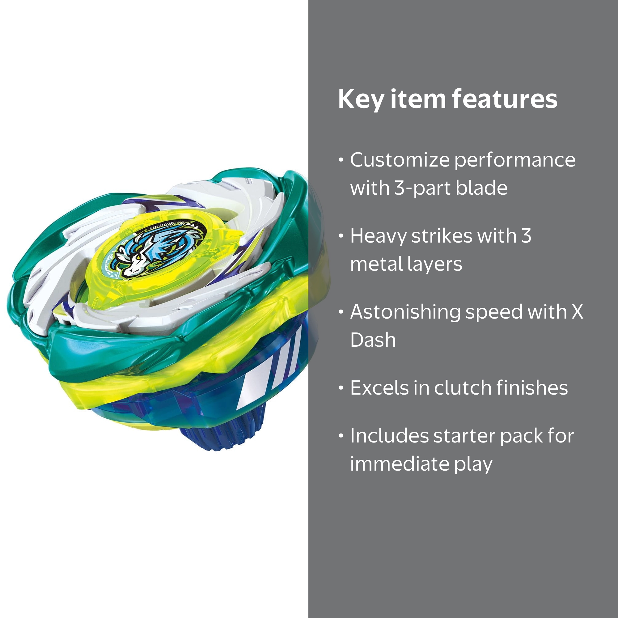 Takara Tomy Beyblade X CX-07 Starter Pegasus Blast ATR - Walmart.com