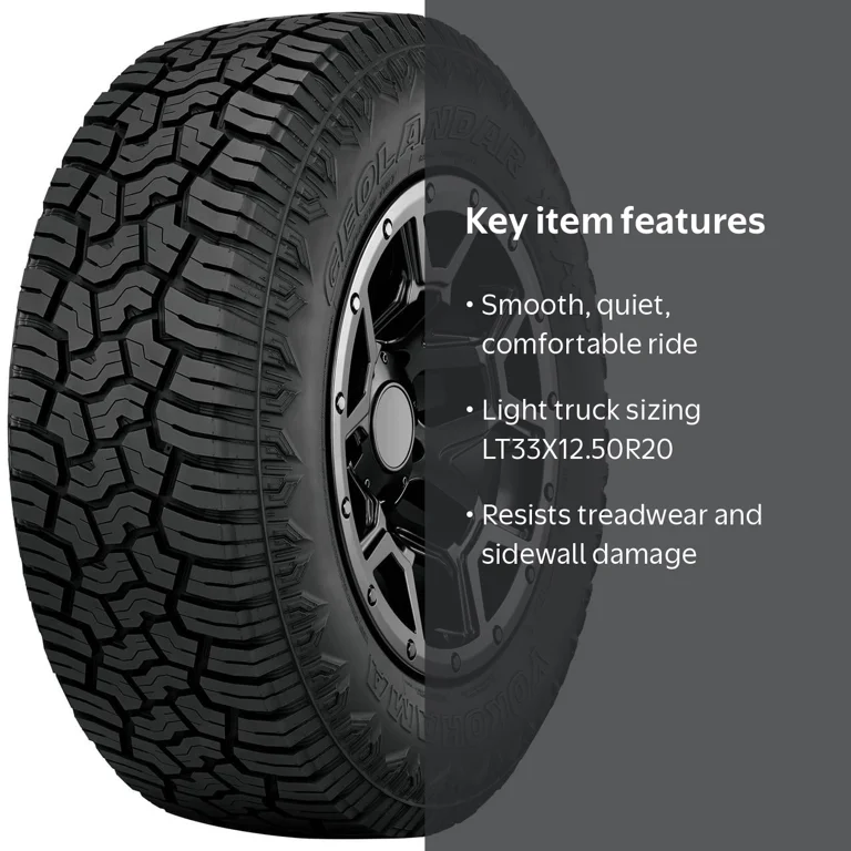 Yokohama Geolandar X-AT All Season Tire 33X12.50R20/10 114Q BW