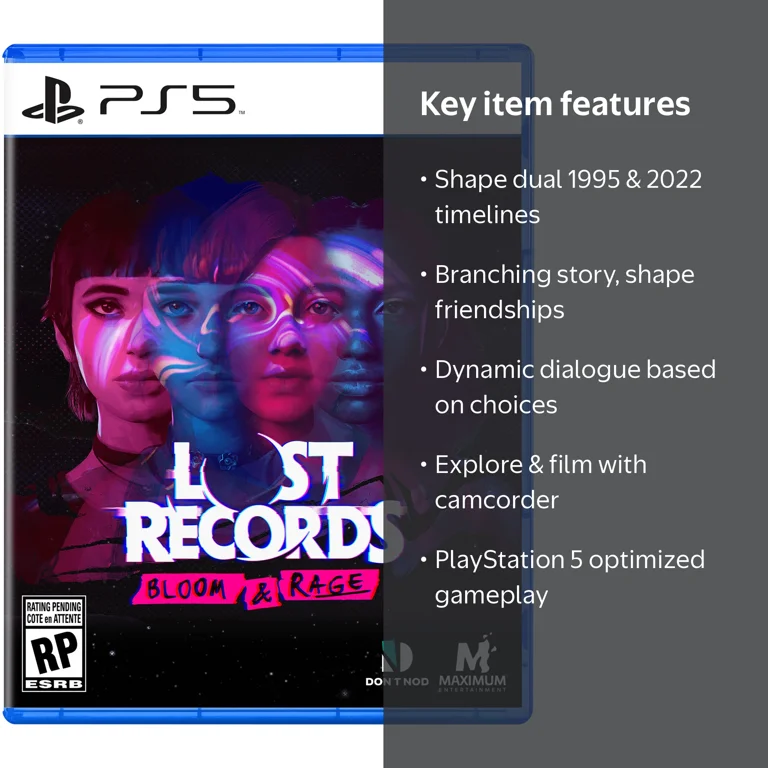 Lost Records: Bloom & Rage - PlayStation 5 game with dual