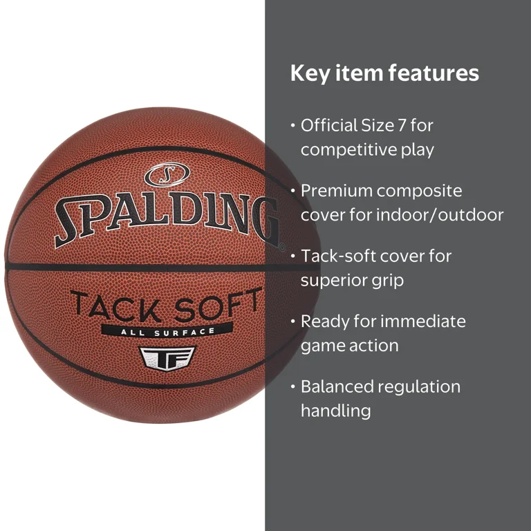 Spalding Tack-Soft TF Indoor/Outdoor Basketball - 29.5