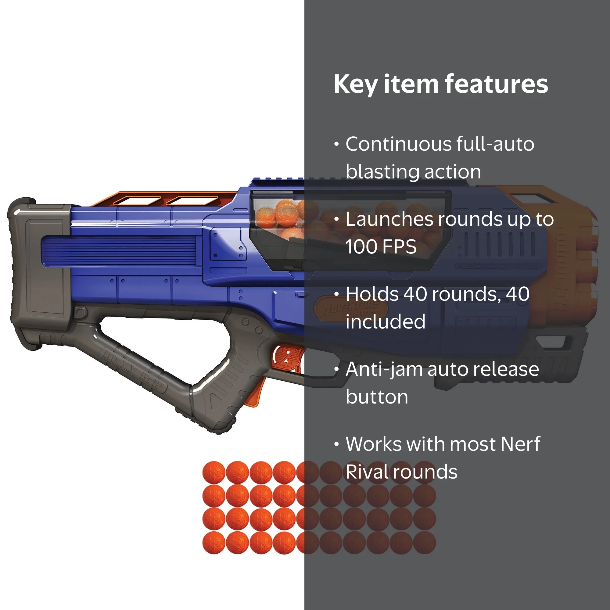 Adventure Force Tactical Strike Monolith Automatic Ball Blaster