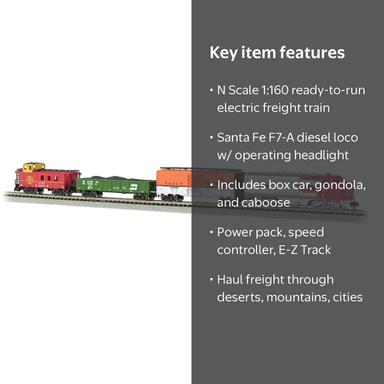 Bachmann Trains N Scale Super Chief Ready To Run Electric Powered
