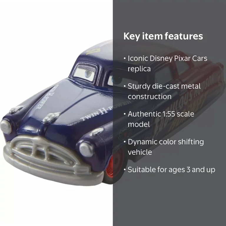 Disney / Pixar Cars Color Changers Fabulous Hudson Hornet Diecast