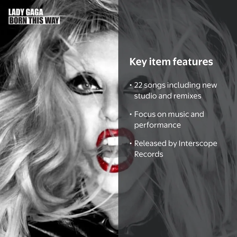 Lady Gaga, CD, Born This Way Special Edition, 22 Songs - Walmart.com