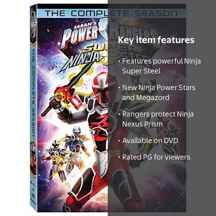 Power Rangers-Super Ninja Steel (DVD) - Walmart.com